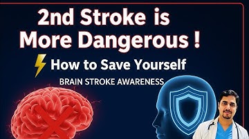 🔴 Stroke recovery! How to prevent stroke?⚡save from 2nd Brain stroke again. Learn tips