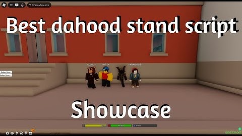 THE BEST FREE DAHOOD SCRIPT - MoonStand / SNIPERBOT / STAND / FREE