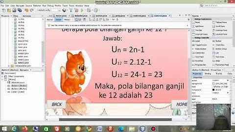 Tutorial Media Pembelajaran Pola Bilangan Berbasis Aplikasi Java dan NetBeans
