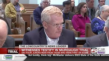 VIDEO: Day 4: First witnesses testify in Murdaugh murder trial