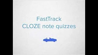 Canvas FastTrack - Cloze Note Quizzes Canvas FastTrack - Cloze Note Quizzes
