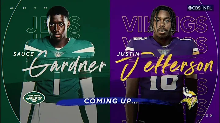 Justin Jefferson vs Sauce Gardner & DJ Reed (2022)...