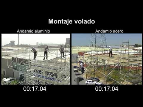 Video: Andamio Metálico: Aluminio Y Acero Inoxidable Desmontable, Tarima De Andamio. ¿Cuánto Pesan Y Cómo Se Instalan?