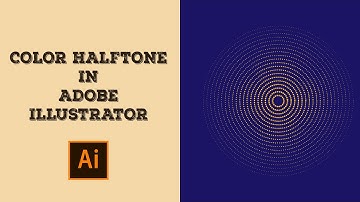 How to Make Color Halftone Circle in Adobe Illustrator | ADOBE ILLUSTRATOR TUTORIAL
