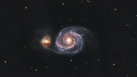 The Whirlpool Galaxy | How to process astro-imaging data using SharpCap, Siril, and Gimp