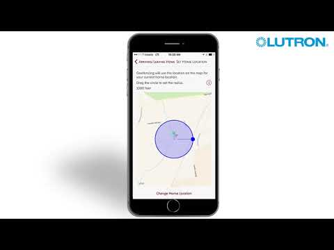 Lutron Connect – Arriving / Leaving Home (Geofencing)