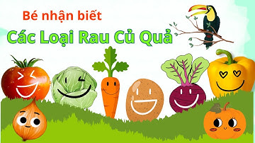 Dạy Bé học nhận biết tên các loại Rau Củ Quả bằng Tiếng Anh & Tiếng Hàn