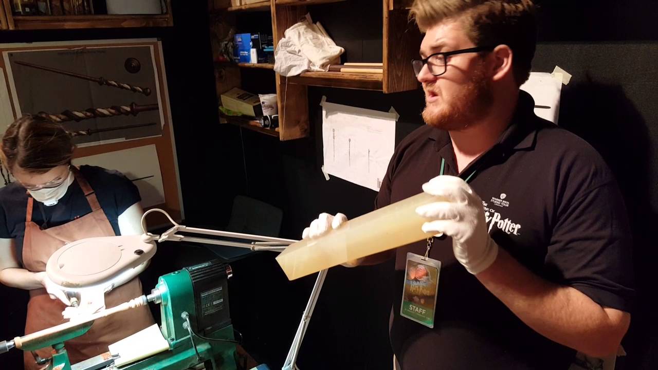 WB Studio Tour London Harry Potter wand making at Harry Potter Celebration Universal Orlando