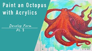 Octopus Acrylic Painting Tutorial - Pt. 5