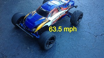 63.5 Mph Traxxas Rustler Vxl On 3s Lipo