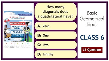 Basic Geometrical Ideas - Quiz | Class 6 Mathematics - Oswaal Books | NCERT & CBSE | Maths Quiz