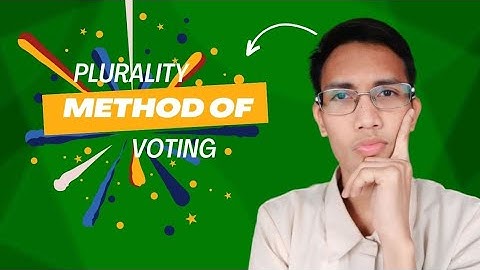 𝗣𝗹𝘂𝗿𝗮𝗹𝗶𝘁𝘆 𝗠𝗲𝘁𝗵𝗼𝗱 𝗼𝗳 𝗩𝗼𝘁𝗶𝗻𝗴 | 𝗠𝗮𝘁𝗵𝗲𝗺𝗮𝘁𝗶𝗰𝘀 𝗶𝗻 𝘁𝗵𝗲 𝗠𝗼𝗱𝗲𝗿𝗻 𝗪𝗼𝗿𝗹𝗱 𝗧𝘂𝘁𝗼𝗿𝗶𝗮𝗹 𝗟𝗲𝘀𝘀𝗼𝗻