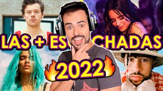 Las 15 CANCIONES MAS ESCUCHADAS del 2022 en YOUTUBE y SPOTIFY | Serch Wow Qué Pasa