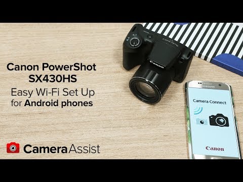 Connect Canon SX430IS to Android via Wi-Fi - YouTube