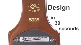 NS Design WAV Violin in 30 Seconds | Electric Violin Shop