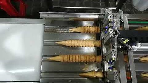 Automatic rolled sugar/sugar cone/waffle cone/waffle cup production line