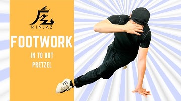 Breakdance Tutorial | Breakdance Footwork - In to Out Pretzel | Basic Breakdance Steps