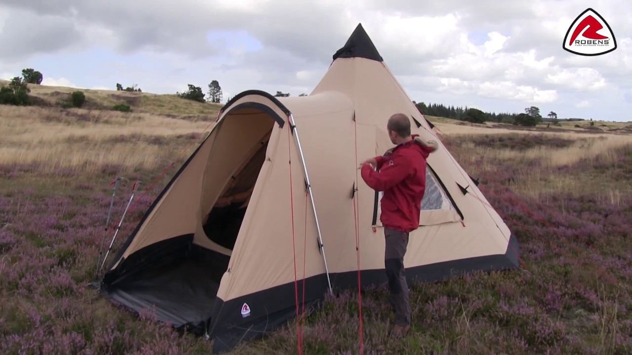 Kiowa Tipi Tent | Pure Outdoor Passion - YouTube