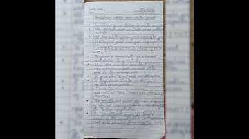 Class 9 civics chapter 2 short notes 👉✍️||constitutional design||#shortnotes #civics #cbse #class9