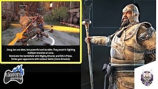 For Honor In-Game Guide Jiang Jun Basic & Advanced Moveset