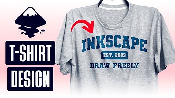 Arch Text To Make A Classic T Shirt Design in Inkscape