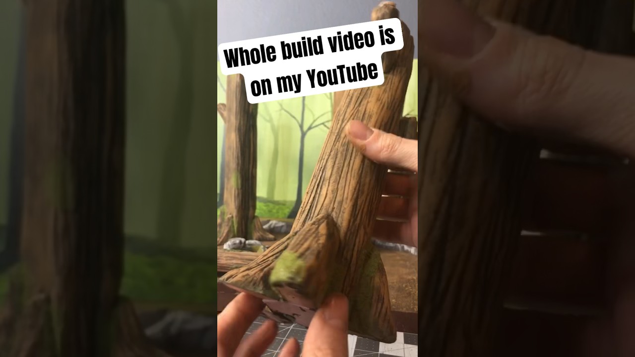 DIY tree build for toy photography or displays! Whole video on profile! 
