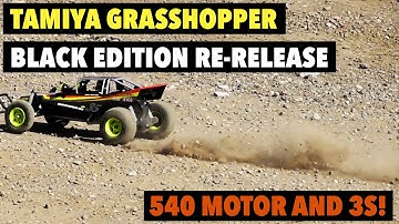 Tamiya Grasshopper Black Edition Re-Release 540 Motor and 3S!