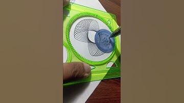 What does this pattern resemble??? Magic Ruler Small ruler, big wisdom #2024 #shorts #spirograph