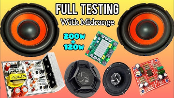 200W Double Channel Deep Bass with 120W Midrange | GoldA543