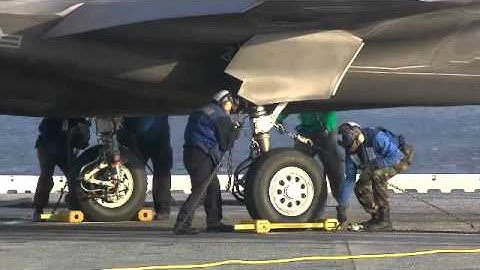 F-35B Day One Trials aboard USS WASP