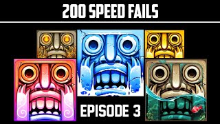 Temple Run 2 FUNNY FAILS 200 Speed EP3 |Frozen Shadows,Holi Festival,Volcano Island,Pirate Cove Fail