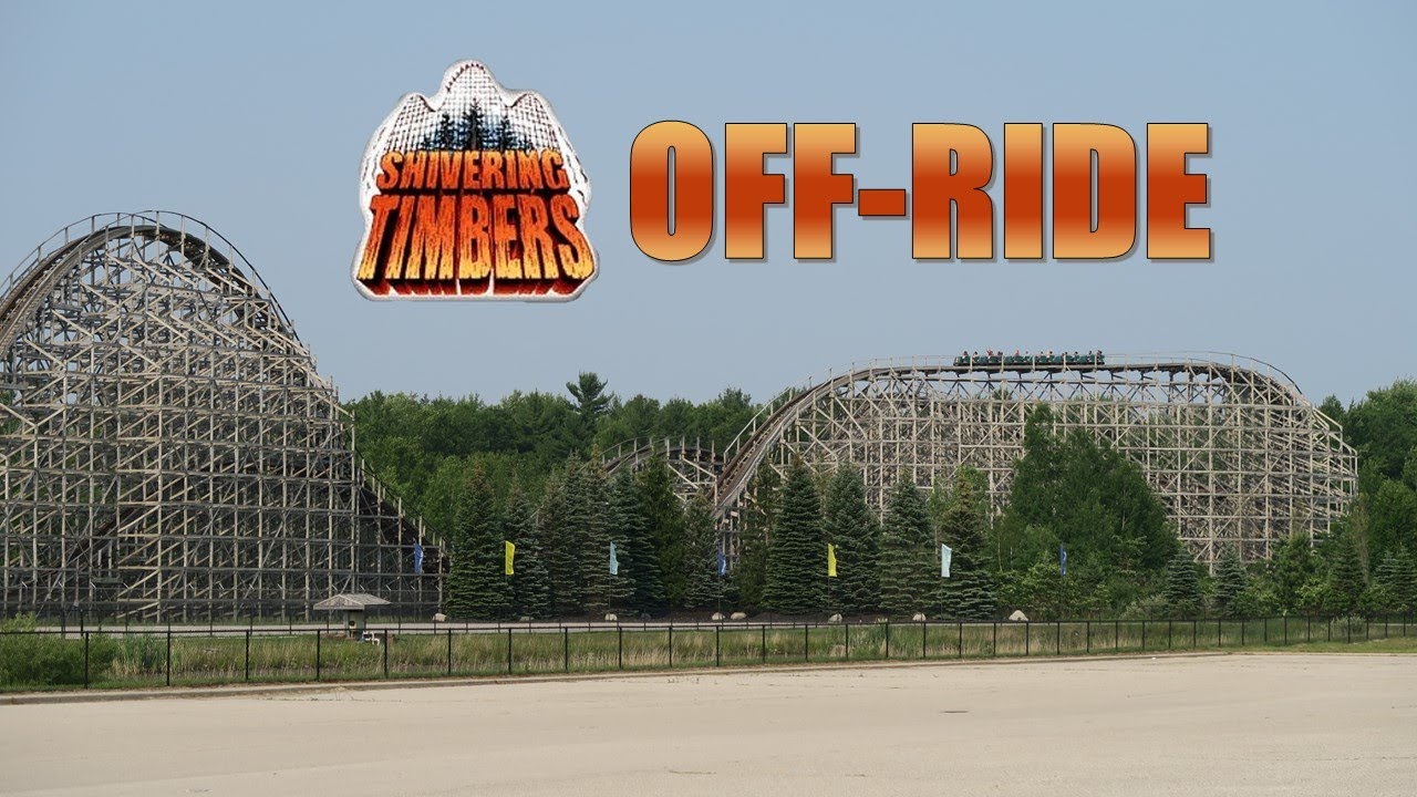 Shivering Timbers Off-Ride Footage, Michigan's Adventure CCI Wooden Roller Coaster | Non-Copyright