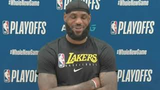 LeBron James Postgame Interview - Game 4 | Lakers vs Rockets | September 10, 2020 NBA Playoffs