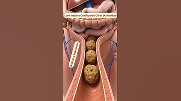 A Look Inside a Constipated Colon (Animation) | Anatomy Aesthetics | Guts Health