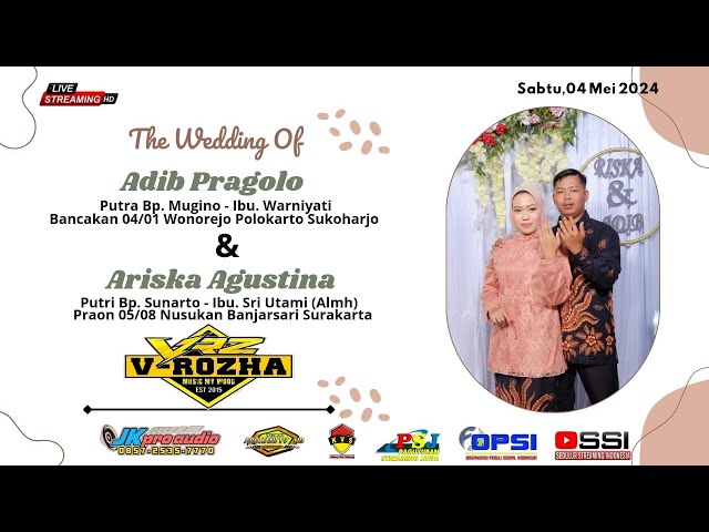 🔴📡LIVE ARDHANI TV || CS. V - ROZHA || JK PRO AUDIO || BANCAKAN, 04 MEI 2024 class=