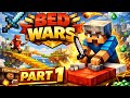 BECOMING PRO IN BED WARS (PART 1)|TRYHARD BACON|#minecraft #bed wars #part1 #viralvideo
