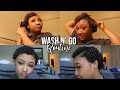 MY SHORT TWA WASH N GO ROUTINE!! | Saria Raine