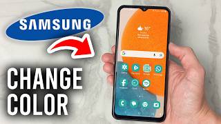 How To Change Icon Color On Samsung - Tutorial