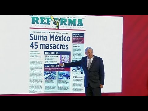 Ahí están las masacres, jeje.-AMLO