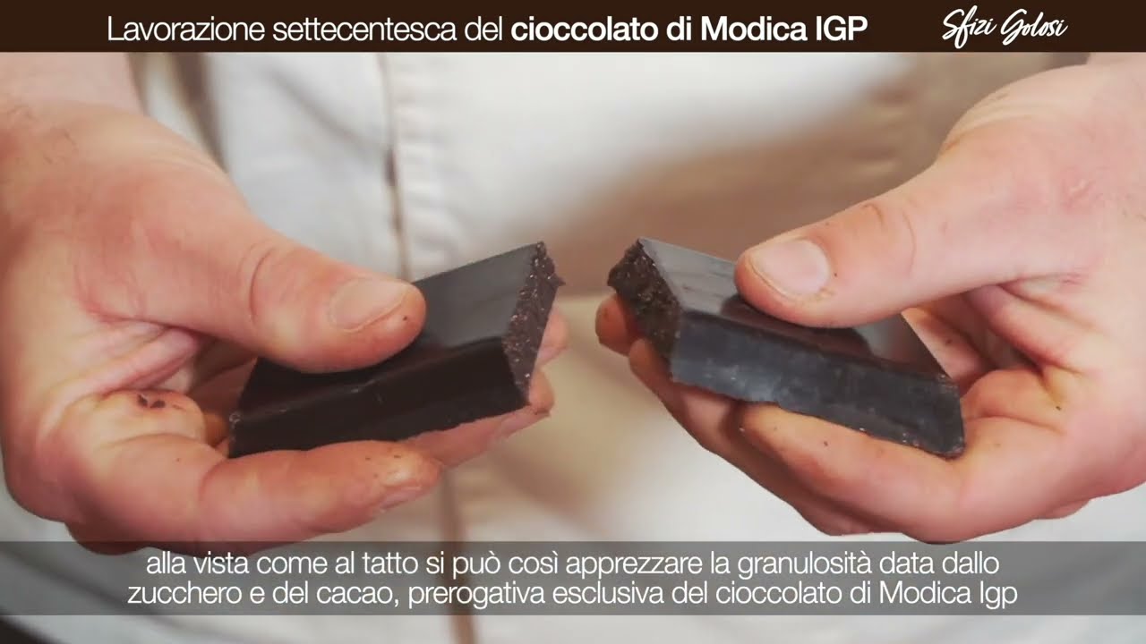 Cioccolato di Modica IGP - Lavorazione settecentesca e i suoni del cioccolato di una volta