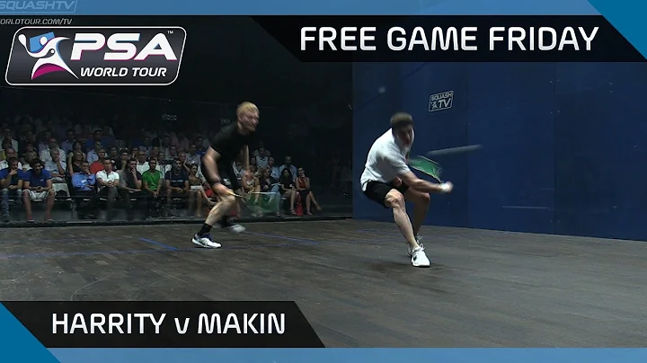 Squash: Free Game Friday - Harrity v Makin - Squash de Nantes 2016