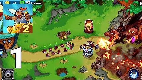 King of Defense 2: Epic TD - Gameplay Walkthrough Part 1 (iOS, Android)