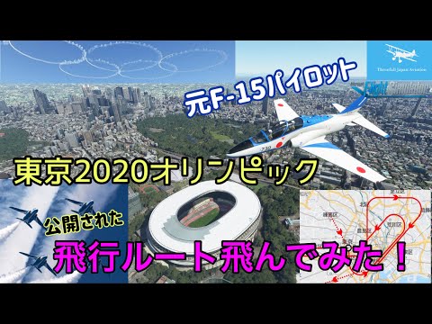 オリンピック展示飛行】東京2020オリンピック☆ブルーインパルス