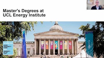 Master’s Degrees at the UCL Energy Institute
