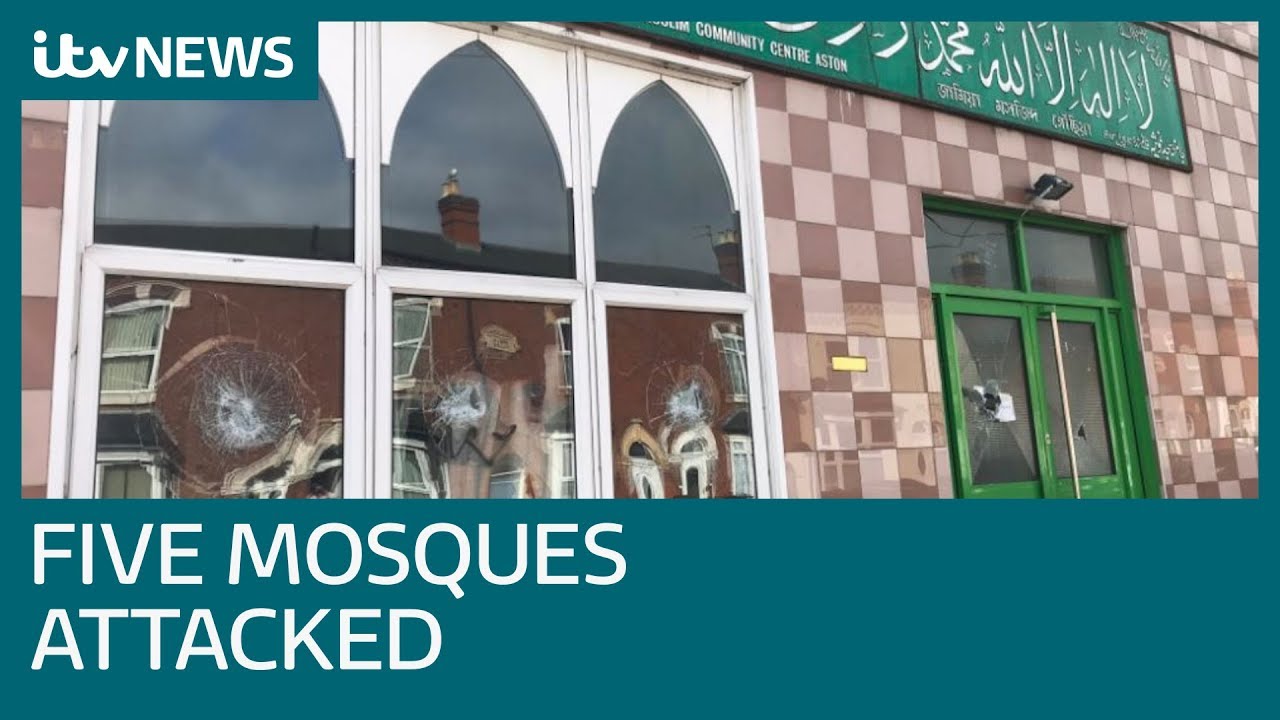 newspaper mockup Five mosques attacked with sledgehammers in Birmingham | ITV News