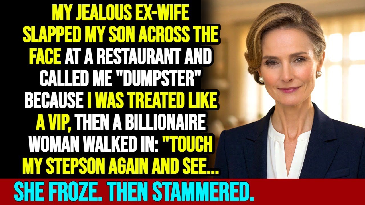 MY JEALOUS EX-WIFE CALLED ME 'DUMPSTER'  BECAUSE I WAS TREATED VIP, THEN A BILLIONAIRE WALKED IN