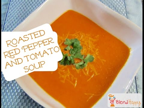 Roasted Red Pepper and Tomato Soup