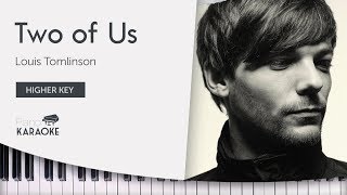 Louis Tomlinson - Two of Us (Karaoke Piano Instrumental) [Higher Key]