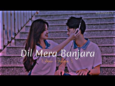 Dil Mera Banjara 🥀✨ Slowed + Reverb x Bairan Mix | Heartbroken Aesthetic Lyrics
