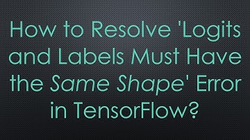 How to Resolve 